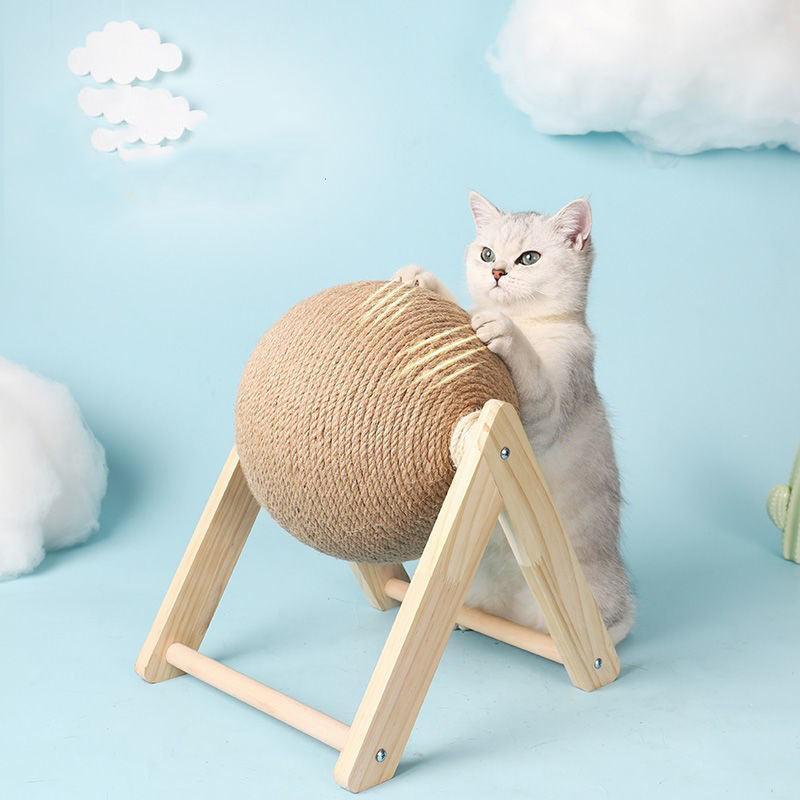 JOGOS PARA GATOS: Bola de lã e barbante na tela. Vídeos de entretenimento  para gato. Sons de miados. 